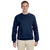 Jerzees Men's Vintage Heather Navy 8 Oz. Nublend Fleece Crew