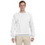 Jerzees Men's White 8 Oz. Nublend Fleece Crew