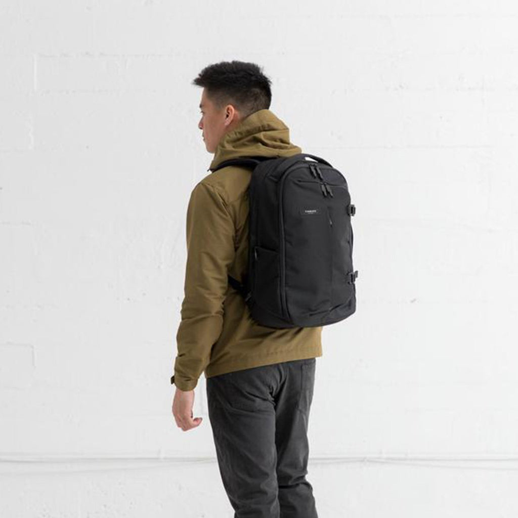 Timbuk2 Jet Black Never Check Expandable Backpack