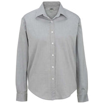 Edwards Women's Grey Pinpoint Oxford Long Sleeve Shirt