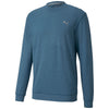 Puma Golf Men's Digi Blue Cloudspun Golf Crewneck