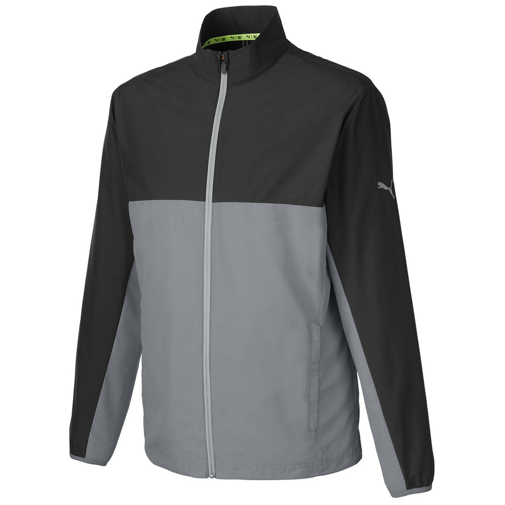 Puma Golf Men's Puma Black/Quiet Shade 1st Mile Wind Jacket