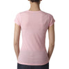 Next Level Women's Dusty Pink Poly/Cotton Short-Sleeve Tee