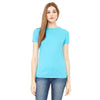 Bella + Canvas Women's Turquoise Jersey Short-Sleeve T-Shirt