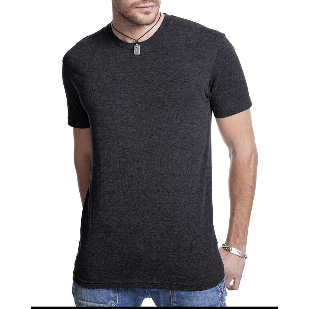 Next Level Men's Vintage Black Triblend Crew Tee