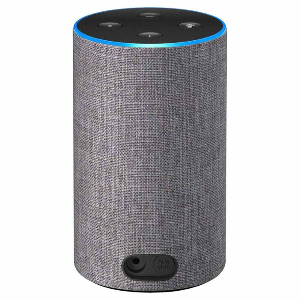 Amazon Heather Grey Echo (2nd Generation) Smart Speaker with Alexa