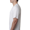 Next Level Men's Heather White Triblend V-Neck Tee