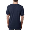 Next Level Men's Vintage Navy Triblend V-Neck Tee