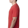 Next Level Men's Vintage Red Triblend V-Neck Tee