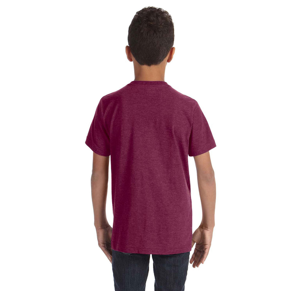 LAT Youth Vintage Burgundy Fine Jersey T-Shirt