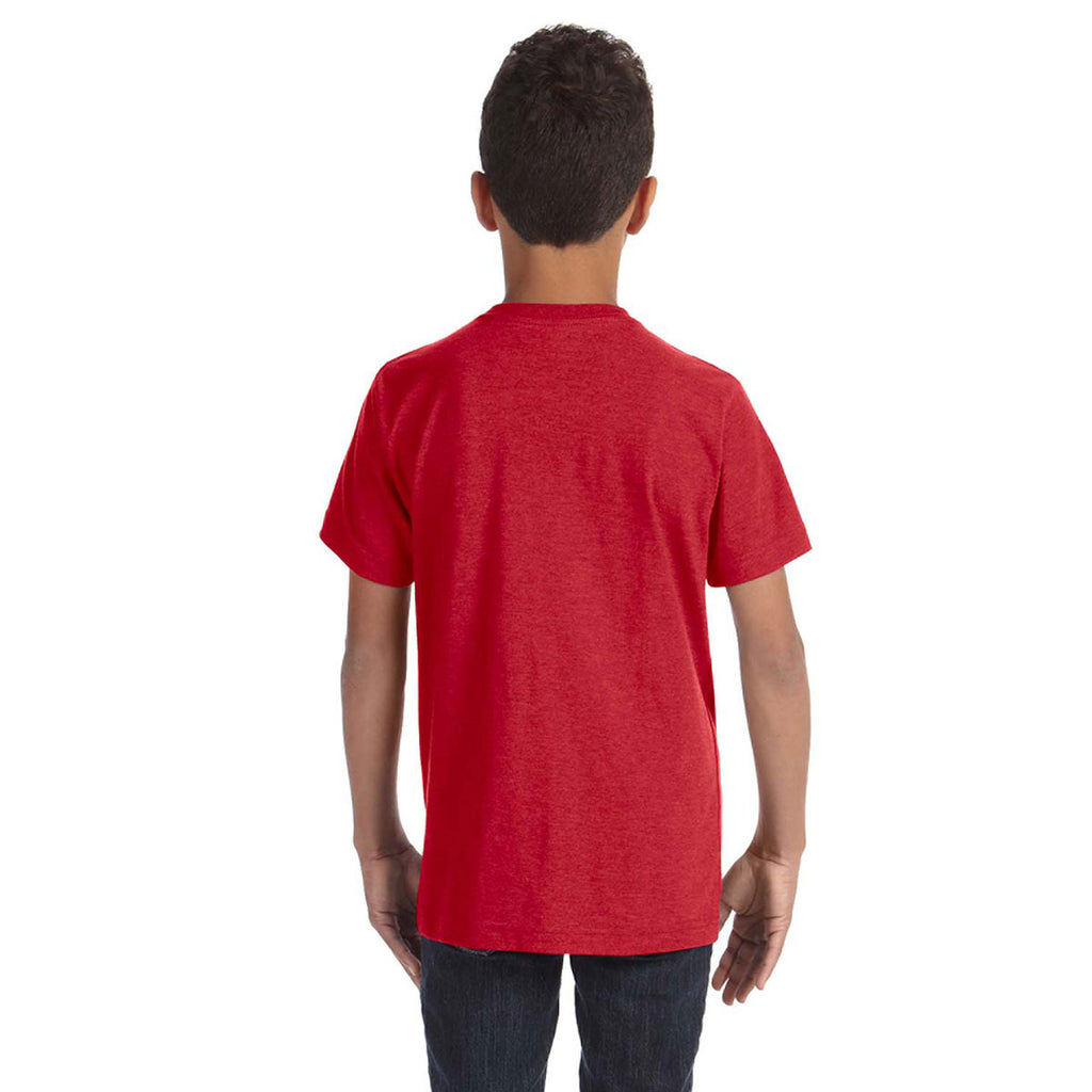 LAT Youth Vintage Red Fine Jersey T-Shirt