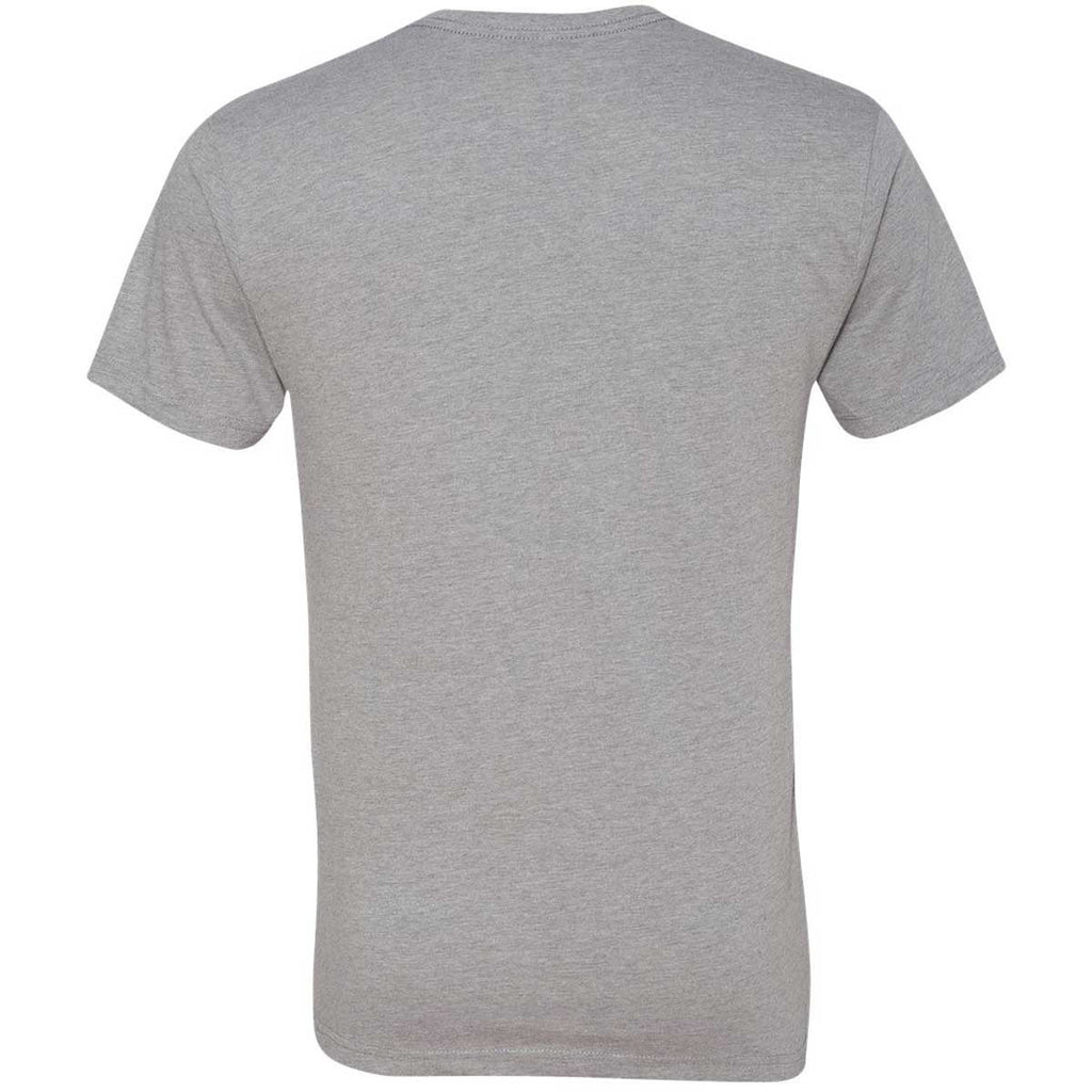 Next Level Men's Dark Heather Grey Premium CVC V-Neck Tee