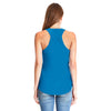 Next Level Women's Turquoise Gathered Racerback Tank