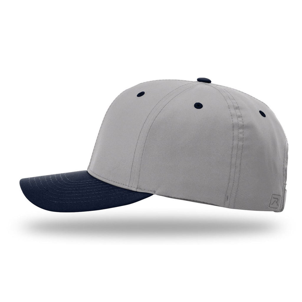 Richardson Grey/Navy Lite R-Flex Adjustable Micro Hook & Loop Cap