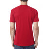 Next Level Men's Red Premium Fitted Sueded Crew