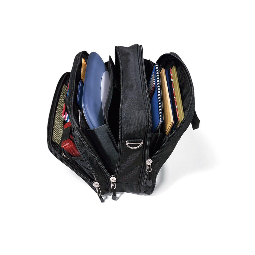 Travis & Wells Black Ballistic Computer Bag