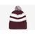 Pacific Headwear Maroon Loose Fit Pom-Pom Beanie