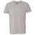 Next Level Men's Light Grey Premium Fitted Sueded V-Neck Tee