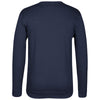 adidas Men's Collegiate Navy/White Fleece Crew