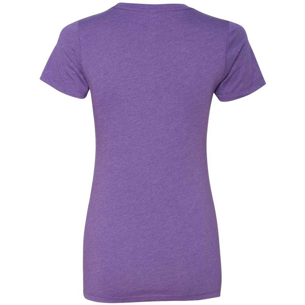 Next Level Women's Purple Rush CVC Crew Tee