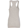 Next Level Women's Light Heather Grey Jersey Racerback Tank