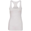 Next Level Women's White Jersey Racerback Tank