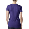 Next Level Women's Purple Rush CVC Deep V Tee