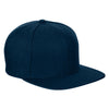 Yupoong Navy Melton Wool Adjustable Cap