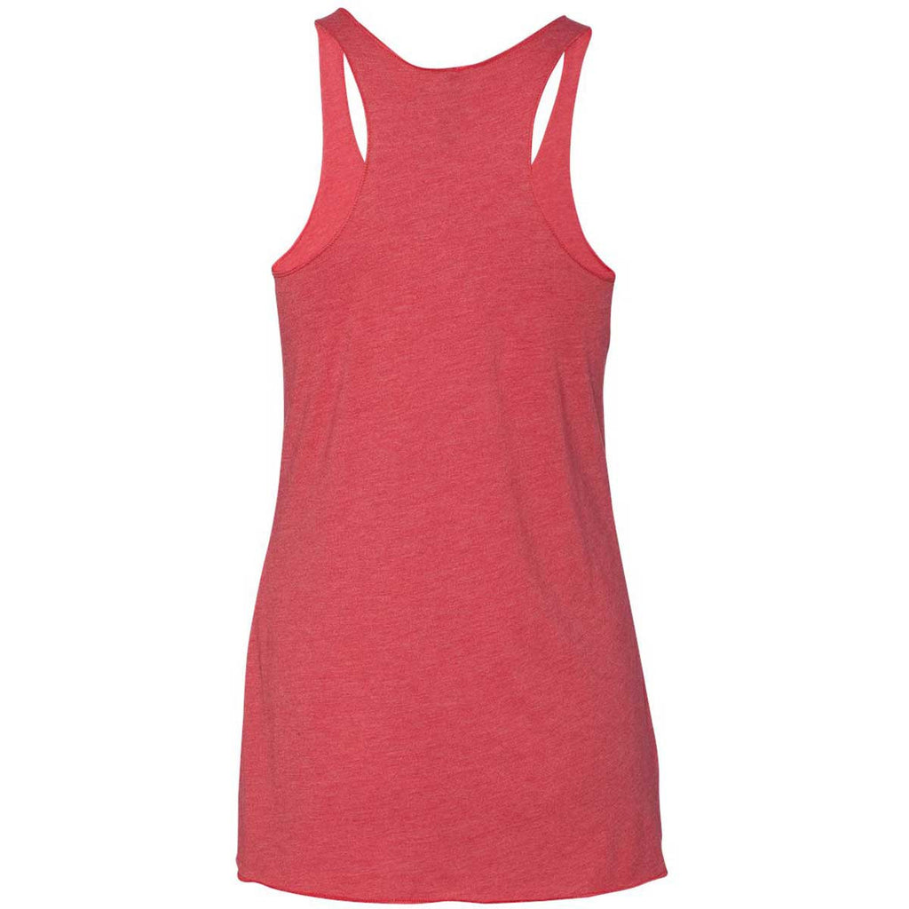 Next Level Women's Vintage Red Triblend Racerback Tank