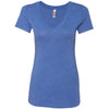 Next Level Women's Vintage Royal Triblend Deep-V Tee