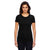 Anvil Women's Black Triblend Scoop Neck T-Shirt