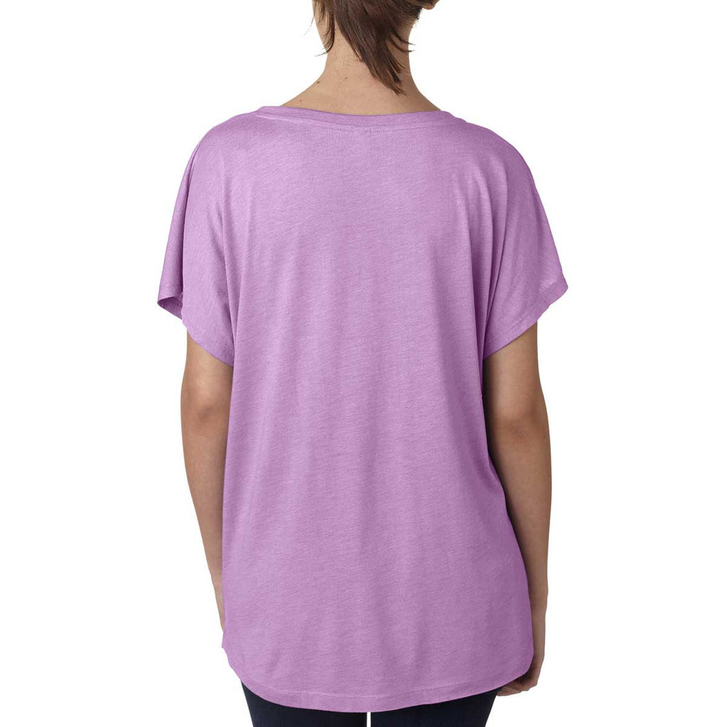 Next Level Women's Vintage Lilac Triblend Dolman