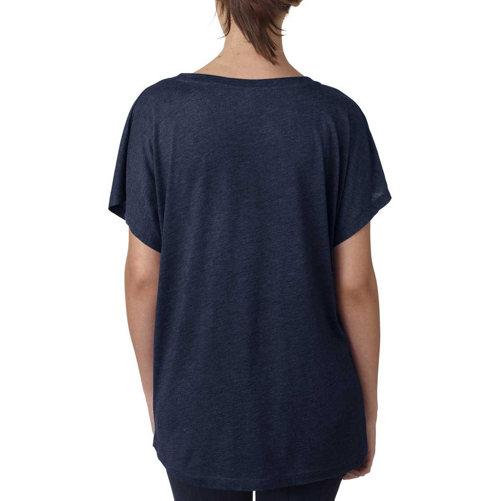 Next Level Women's Vintage Navy Triblend Dolman