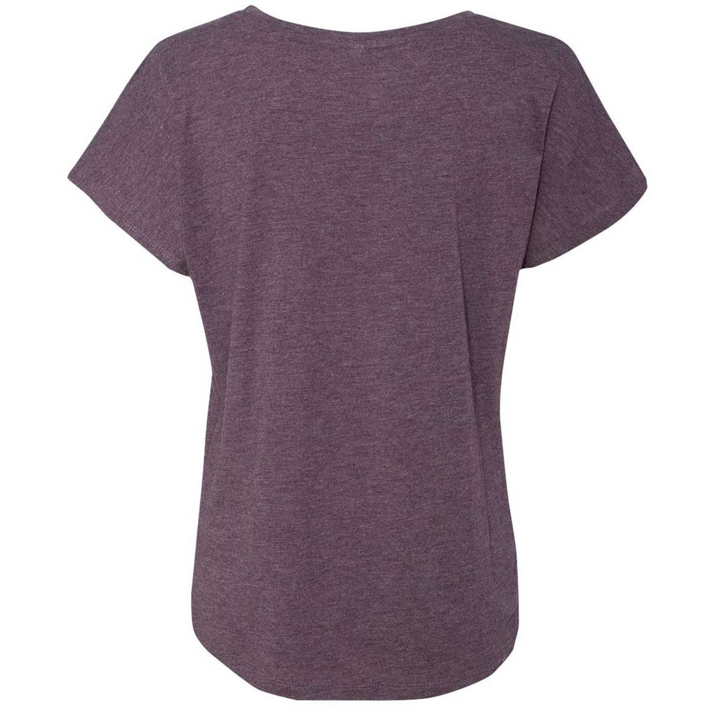 Next Level Women's Vintage Purple Triblend Dolman