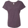 Next Level Women's Vintage Purple Triblend Dolman