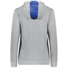 Augusta Sportswear Women's Royal/Grey Heather Three-Season Fleece Pullover Hoodie