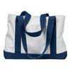 UltraClub White/Navy P&O Cruiser Tote