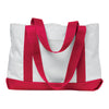 UltraClub White/Red P&O Cruiser Tote