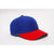 Pacific Headwear Royal/Red Velcro Adjustable Wool Cap