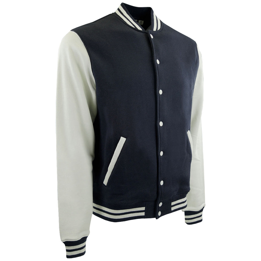 Vantage Unisex Navy Varsity Award Jacket