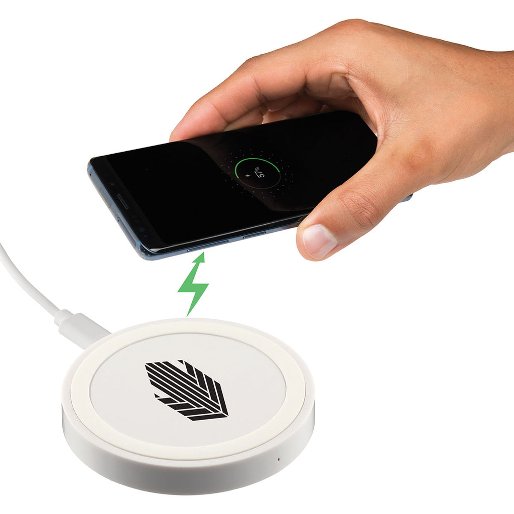 Leed's White Quake Wireless Charging Pad