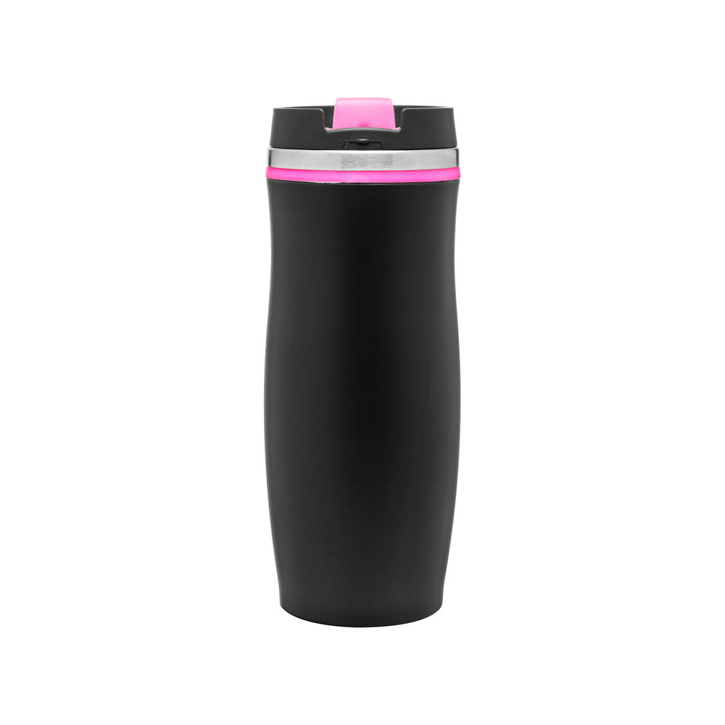 ETS Black/Pink Berlin Stainless Steel Tumbler 12 oz