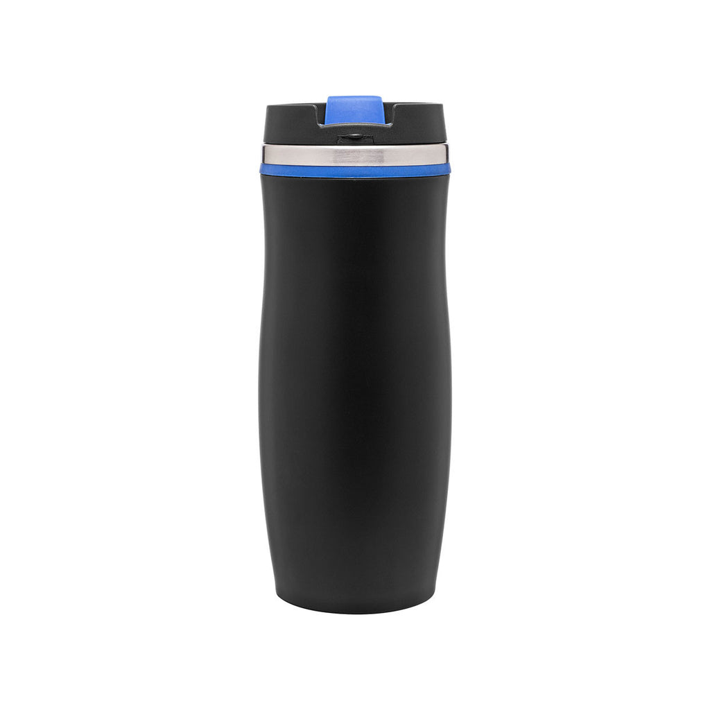 ETS Black/Blue Berlin Stainless Steel Tumbler 12 oz