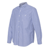 Weatherproof Men's Indigo Vintage Stretch Brushed Oxford Shirt