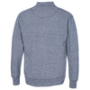 Weatherproof Men's Navy Marled Quarter-Zip Sweatshirt