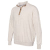 Weatherproof Men's Oatmeal Marled Quarter-Zip Sweatshirt