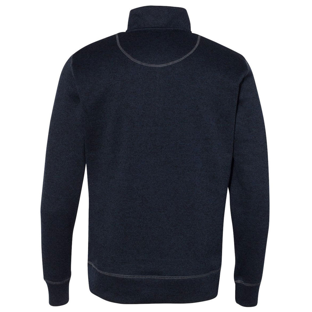 Weatherproof Men's Navy Sweaterfleece Quarter-Zip Henley