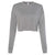 BELLA + CANVAS Women's Deep Heather Cropped Crew Fleece