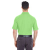 UltraClub Men's Light Green Platinum Honeycomb Pique Polo