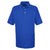 UltraClub Men's Royal Platinum Honeycomb Pique Polo